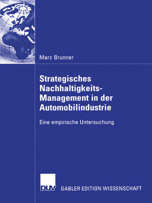 cover image of Strategisches Nachhaltigkeits-Management in der Automobilindustrie